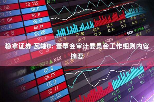 稳拿证券 瓦轴B: 董事会审计委员会工作细则内容摘要